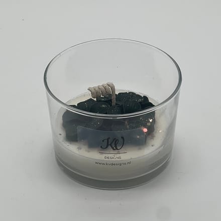 Kaars in glazen pot - 692