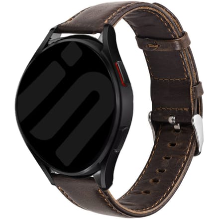 Huawei Watch GT 5 - 46mm leren bandje (donkerbruin)