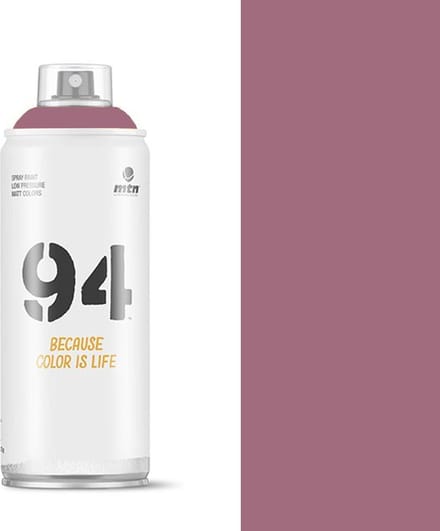 MTN94 Single Pink spuitverf - 400ml lage druk en matte afwerking