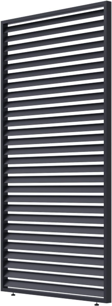 Horizontaal decopaneel voor pergola 123.5cm (lengte) x 233.5cm (hoogte) RAL 7016 antraciet