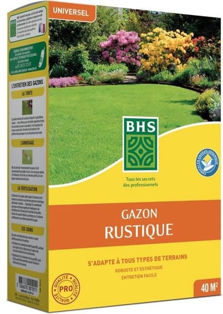 BHS – Rustiek graszaad – 1 kg – 40 m² – Biologische meststof