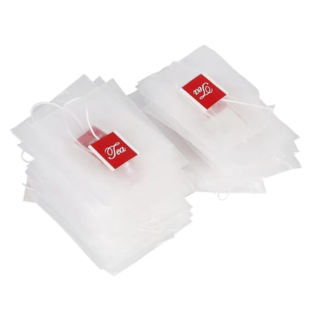 Dailygoods- Thee Filter Zakken 100 Stuks - Wegwerp Theezakjes - Nylon - Transparant