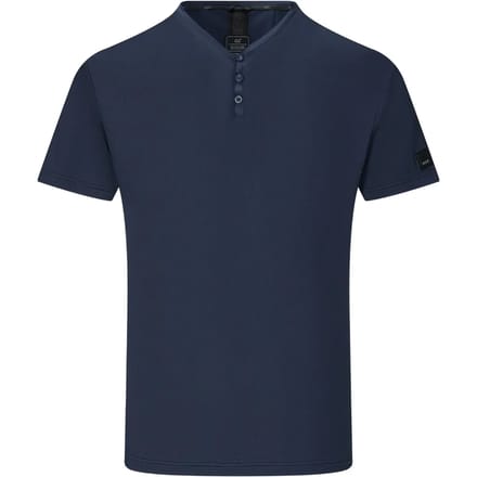 Heren Dewi T-shirt met korte mouwen en knoopsluiting