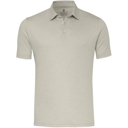 Desoto Polo Essential Uni Color Kent Collar Light Stone / male