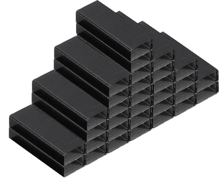 Mini Nietjes #10 Zwart Metaal voor Kantoor en Thuis - 2000 Stuks
