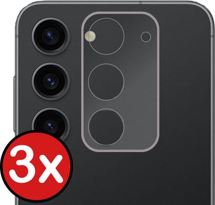 Camera Lens Protector - 3 Stuks - Geschikt voor Samsung Galaxy S23 Plus - Camera Screenprotector - Beschermglas - Gehard Glas - Tempered Glass - Screen Protector
