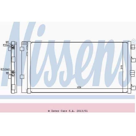 Condensor, airconditioning NISSENS 940161