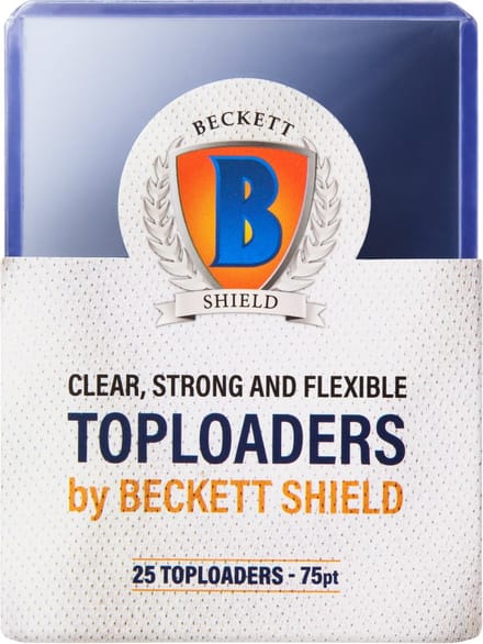 Beckett Shield Card Sleeves Toploader 75pt