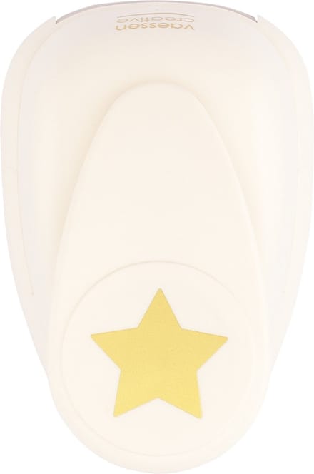 Vaessen Creative Pons - Figuurpons - Ster - 4,5 x 4,8 cm