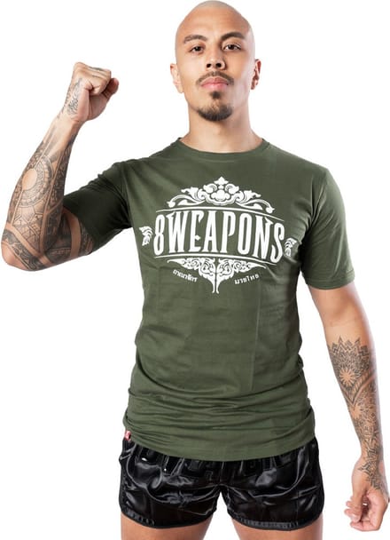 8 WEAPONS T-shirt Majestic Olijfgroen - M
