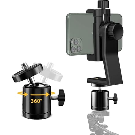Universele Mobiele Telefoon Statief Mount Adapter Statief Balhoofd 360 Draaibaar Voor Samsung Iphone Houder Statief Selfie Stick Monopod