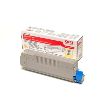 OKI 43381905 toner cartridge geel (origineel)
