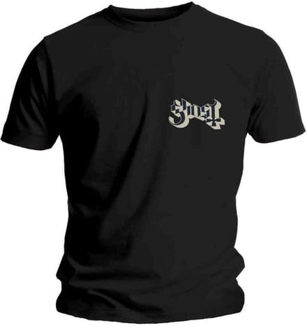 Ghost - Pocket Logo Heren Tshirt - S - Zwart
