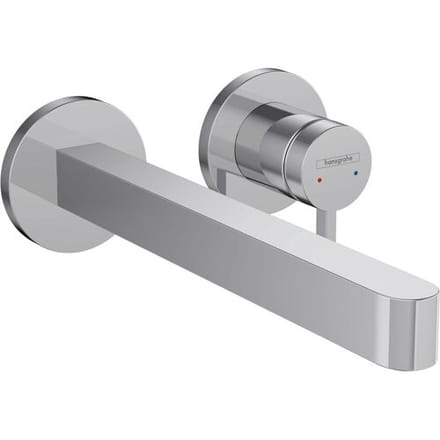 hansgrohe Finoris - Inbouw Wastafelmengkraan - Ééngreeps bediening - Met afvoerplug - 228mm - Chroom