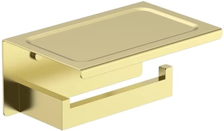 DutchLine - Phone Toiletrolhouder – Geborsteld messing Goud