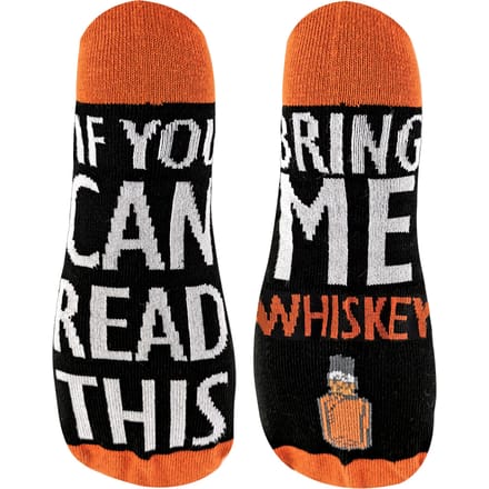 Als je dit kunt lezen, breng me... Funky sokken - Whisky