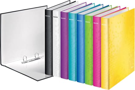 Leitz WOW ringmap 2 ringen, geassorteerde kleuren 10 stuks
