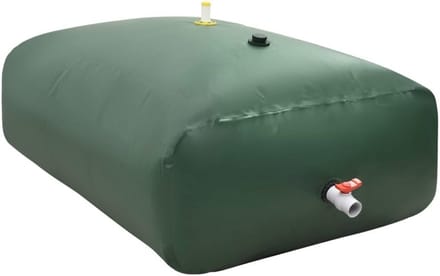 Opvouwbare Watercontainer met Kraan 2100L PVC - Flexibele Regenwatertank