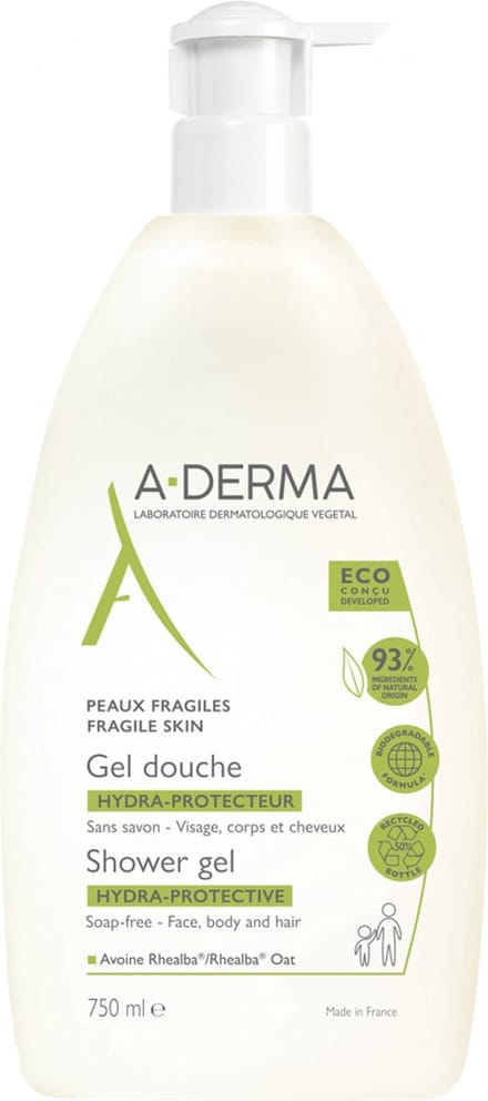 A-DERMA Hydra-Protective Douchegel 750 ml