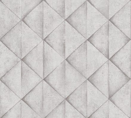 3D BETONLOOK BEHANG | Industrieel - licht grijs - A.S. Création Industrial