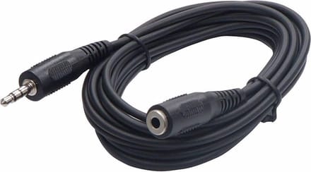 Temium analoge audiokabel CORDN J3S M/F 3.5 3M