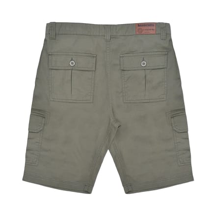 Lambretta Heren SS24 Cargo Shorts (Khaki Groen)