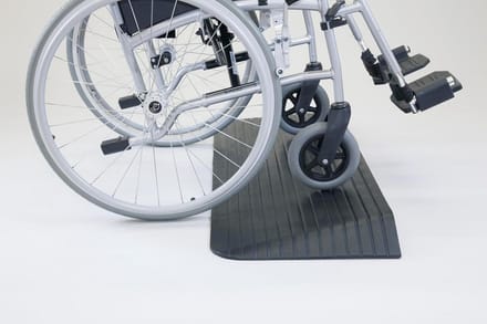 Rubberen Drempelhelling 90cm Breed 8.9cm Hoog voor Huis en Bedrijf