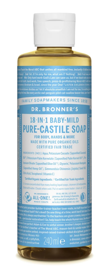 Dr. Bronner’s Dr. Bronner&rsquo;s Magic Soap Baby Unscented 240 ml
