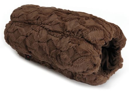 Camon slaapzak - tunnel soft - plush 58 x 42 x 10 cm - bruin