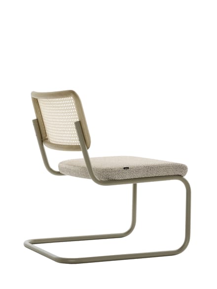 Thonet - S 32 SPVL Sledemodel met zitkussen - beige