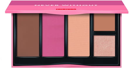 Never Without All In One Face Palettte 003 Medium Skin 15.2 g – Palette, Contouring, For Medium Skin Tones, Medium Skin Tones, Suitable For Daily Makeup Routine