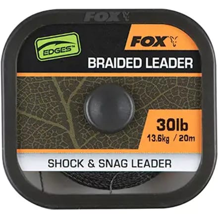 Set van 3 gevlochten leiders Fox Naturals Leader