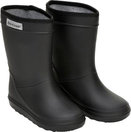 Enfant Rain Boots Solid Regenlaarzen Zwart EU 34