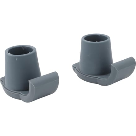 2 pièces Patins de marcheur pour seniors Universel Antidérapant Accessoires de marcheur Patins de marcheur pour la maison gray
