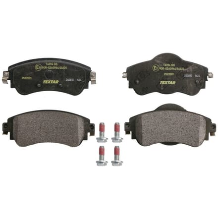 Remblokset TEXTAR 2522001, voor