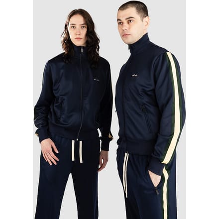 Another Cotton Lab Everyday Regular Track Jas blauw