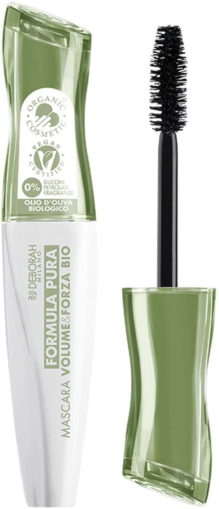 Deborah Milano Pura Volume en Forza Mascara Bio Black (12 ml)