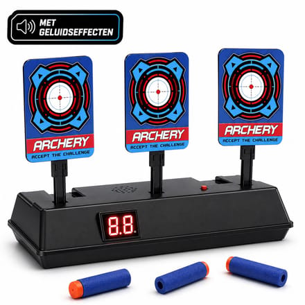 Schietschijf Target - Schietspel Geschikt voor Nerf - Schietdoel - LCD Scorebord - Schietspeelgoed Isa’s friends