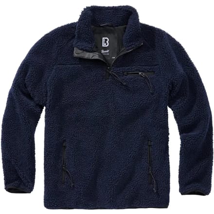 Brandit Teddyfleece Jacket Tussenseizoensjas navy XL - Polyester - Basics