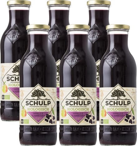 Schulp Appel & Vlierbessap Bio 6 Pack (6 x 750 ml)
