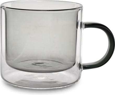 ONA Beker 27cl dubbelwandig grijs Liv - set/2
