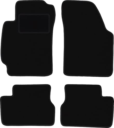 Zwarte velours vloermatten voor: Honda HR-V I crossover (1999-2006)