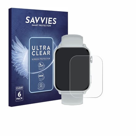 Savvies - Screenprotector voor Blackview R30 Max - Folie Beschermfolie transparant 6 Stuks