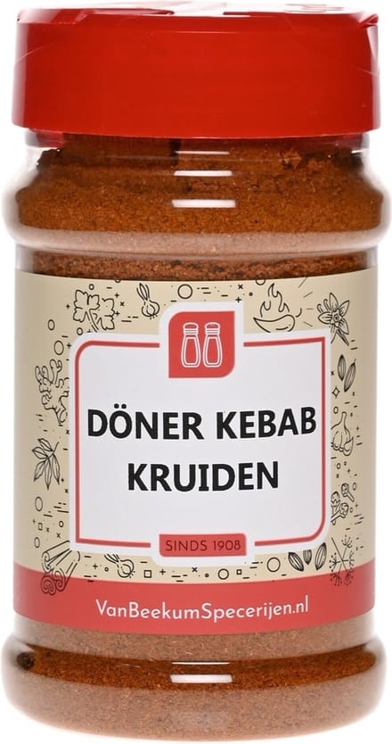 Van Beekum Specerijen - Döner Kebab Kruiden - Strooibus 160 Gram