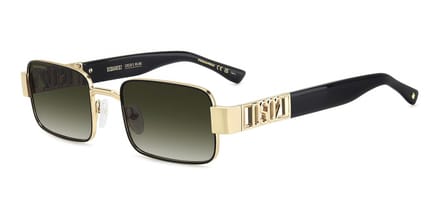 Dsquared2 D2 0156/S Matte gold black 54/22/145 MAN Zonnebrillen
