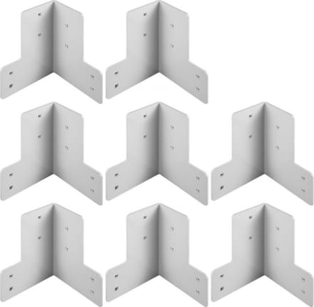 Hoekbeugels Hoekverbinding Verzinkt Staal 8 St. Angle Bracket Joist Timber