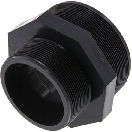 Verloopnippel G3'' X G4'' PVC-U 16bar En 1452-3