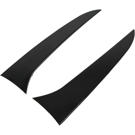 1 Paar Achterruitspoiler Glanzend Zwart ABS Plastic Zijvleugel Afdekking Sierlijst voor X1 E84 2009?2015 black