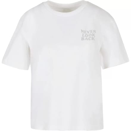 Dames-T-shirt Miss Tee Never Look Back