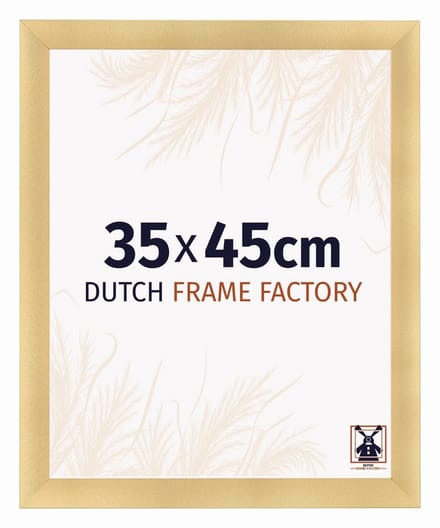 Fotolijst 35x45 cm - MDF - Goud Mat - Praag